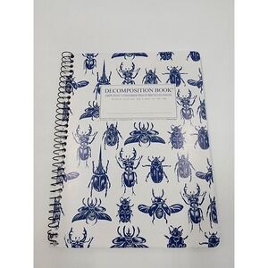 Michael Roger Decomposition Book Spiral Notebook Blue Beetles College Ruled 80ct